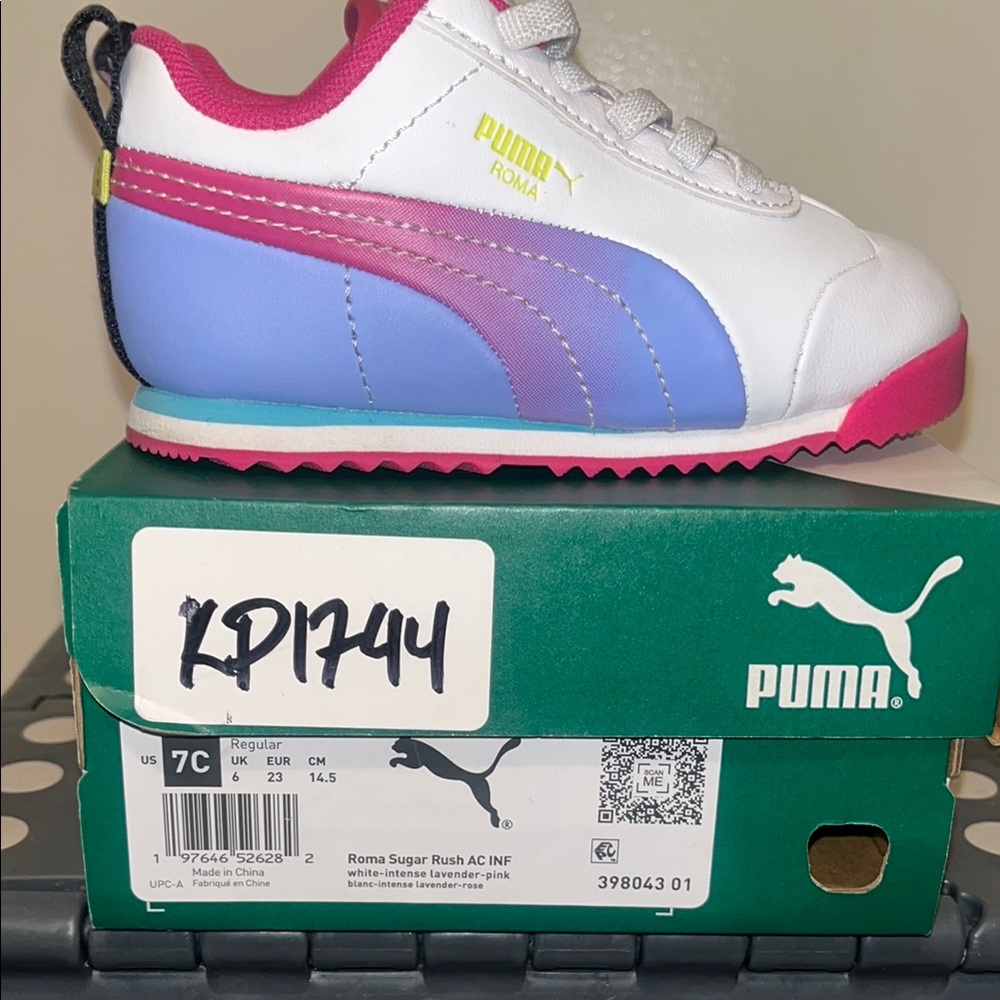 Puma White Pink Sneakers Classic Style